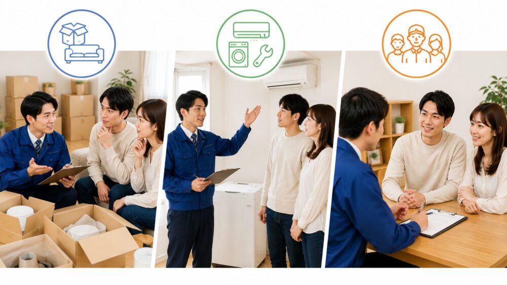 訪問見積もりで確認すべきこと3選のイメージ画像