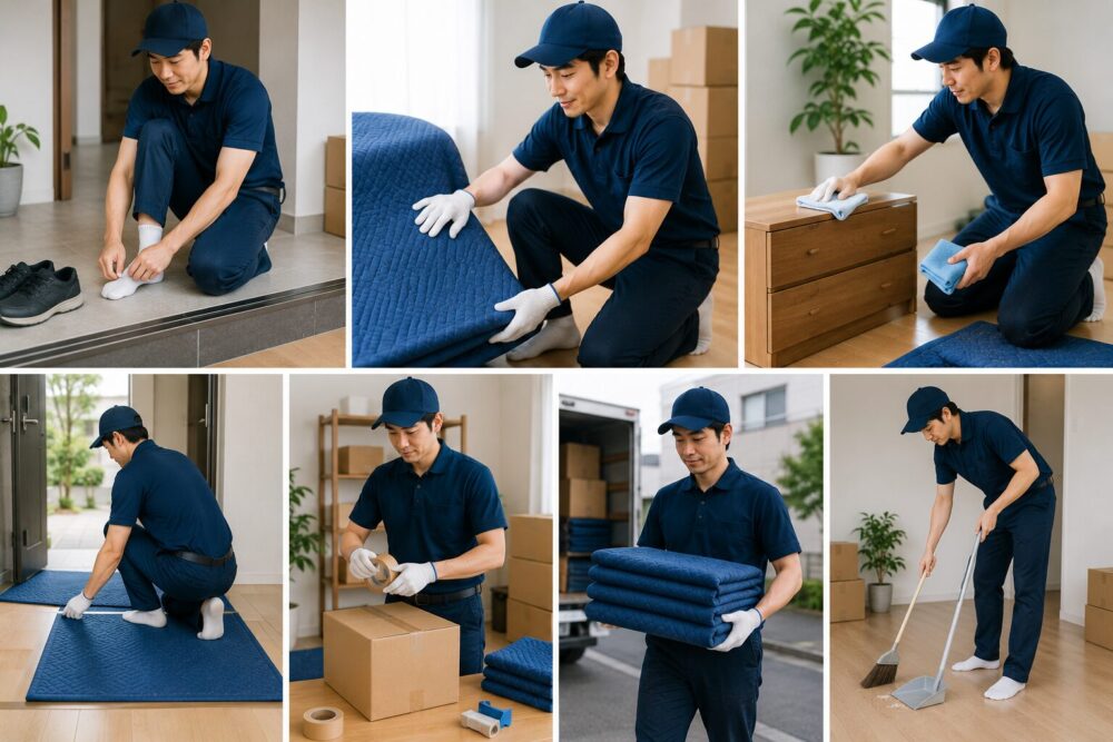 衛生的な引越作業員が現場で徹底している7つの行動【実例あり】のイメージ画像