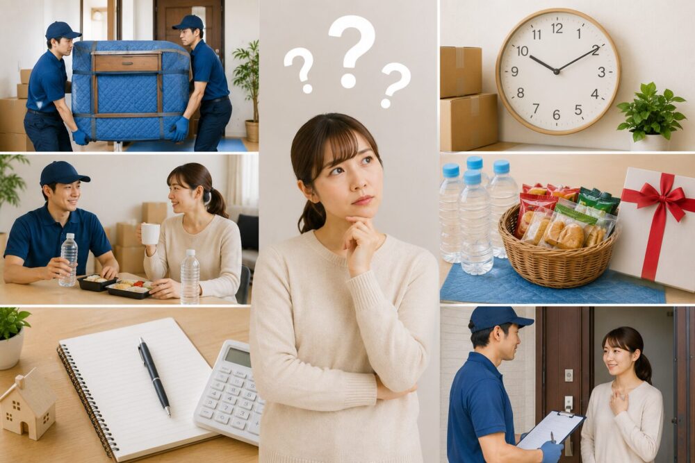 引越し当日のよくある疑問のイメージ画像