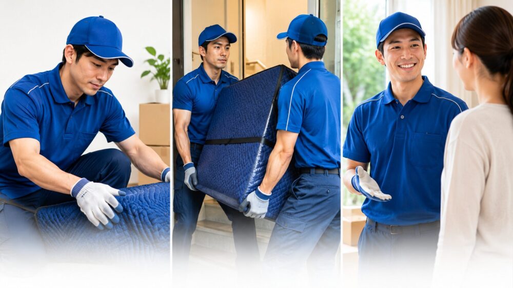 高品質な引越作業員とは3つの要素を持った人のイメージ画像