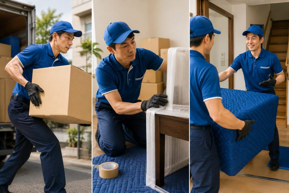 引越作業員のタイプと技術力の違いのイメージ画像