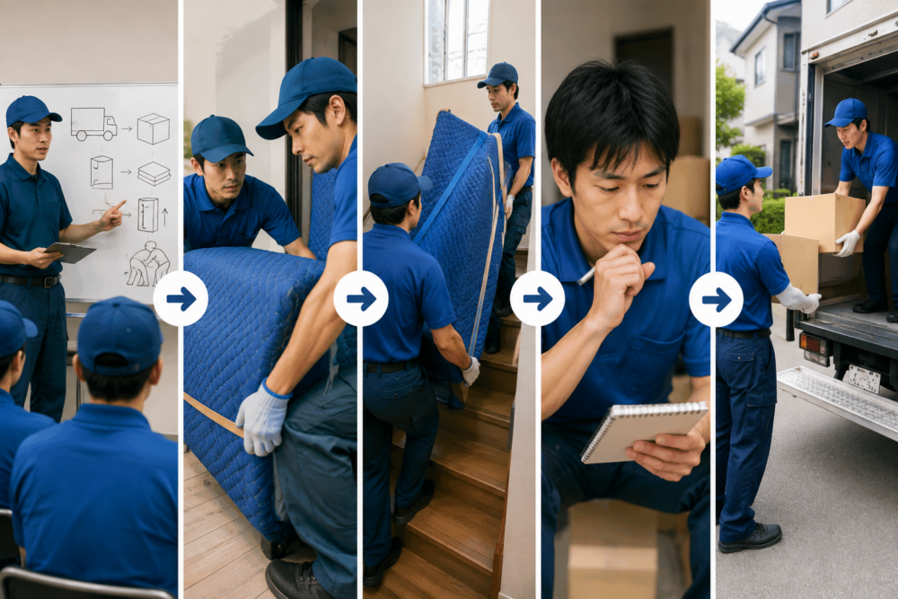 引越作業員の技術力はどうやって身につく？のイメージ画像