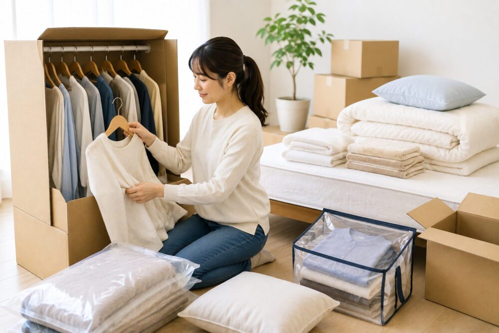 ① 衣類・寝具などの布製品は自分で管理するのイメージ画像