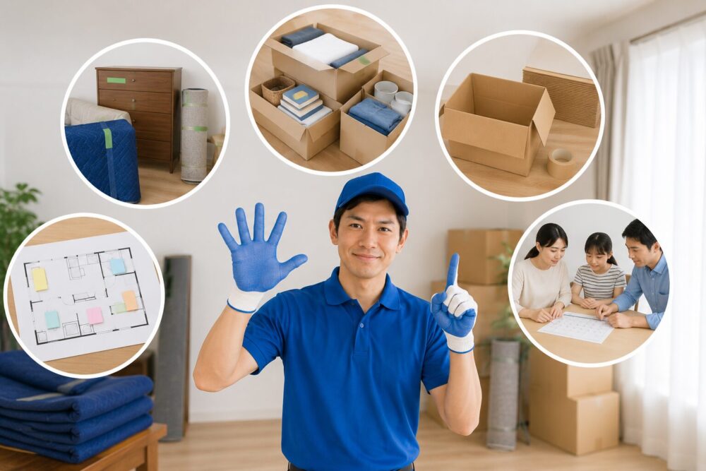 引越し作業員を困らせない5つの準備のイメージ画像