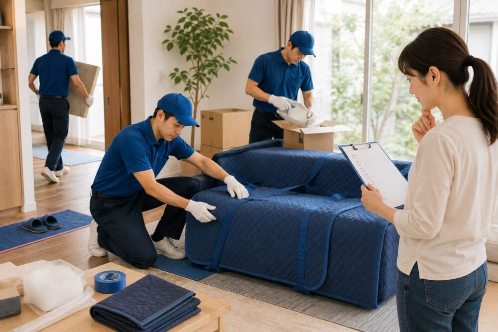 当日の対策｜家財を汚さない工夫のイメージ画像