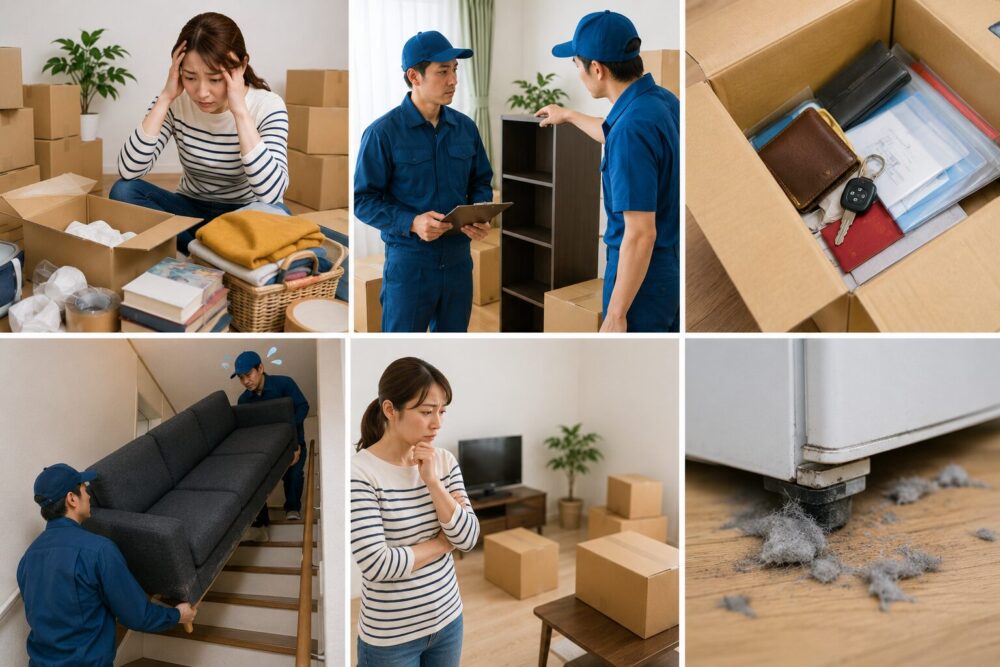 準備不足で起こりやすい引越しトラブルのイメージ画像
