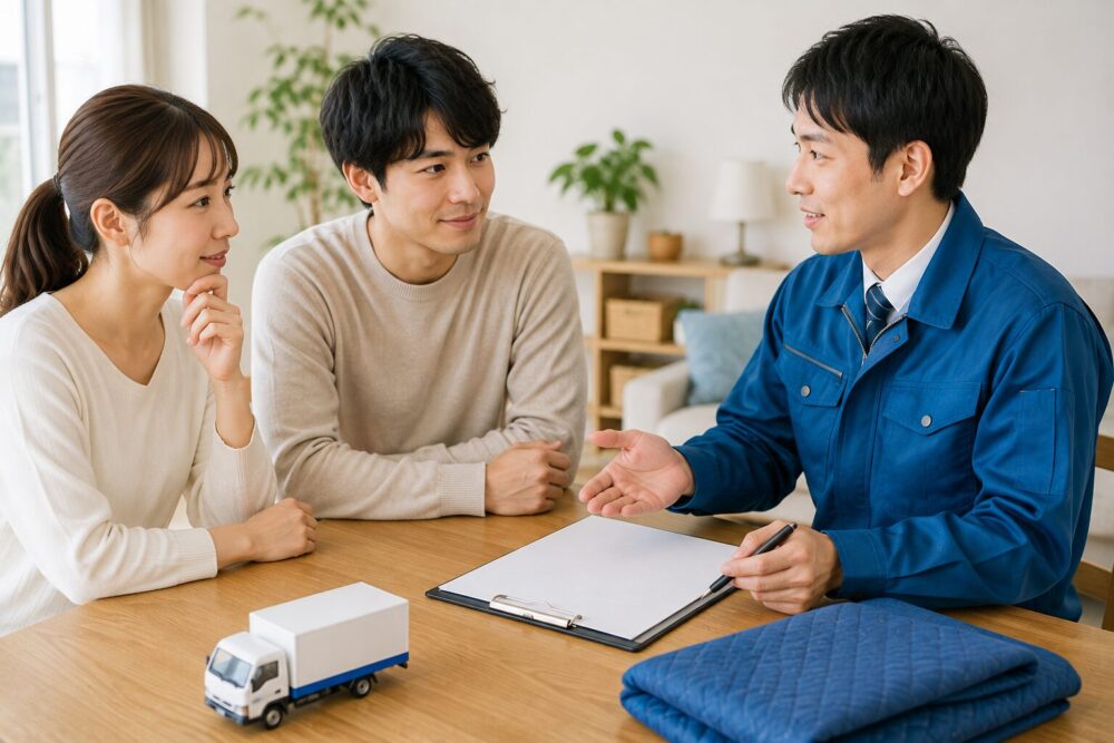① 業者だけでなく作業員にも希望を伝えるのイメージ画像