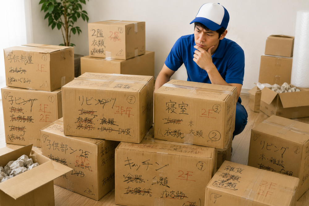 ② ダンボールの搬入先が分からないのイメージ画像