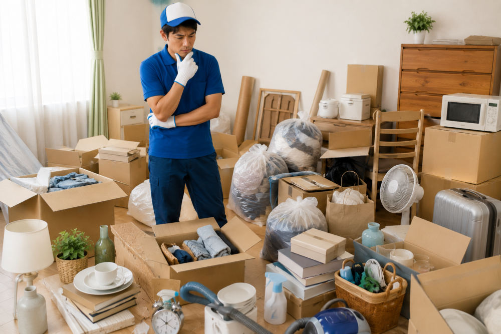③ 運ぶ荷物・運ばない荷物が分かれていないのイメージ画像